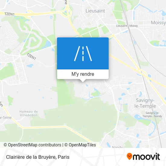 Clairière de la Bruyère plan