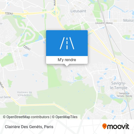 Clairière Des Genêts plan