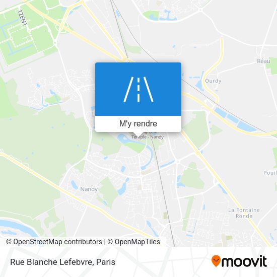 Rue Blanche Lefebvre plan