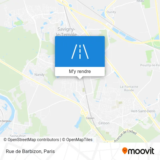 Rue de Barbizon plan