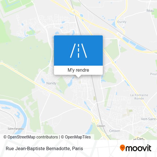Rue Jean-Baptiste Bernadotte plan