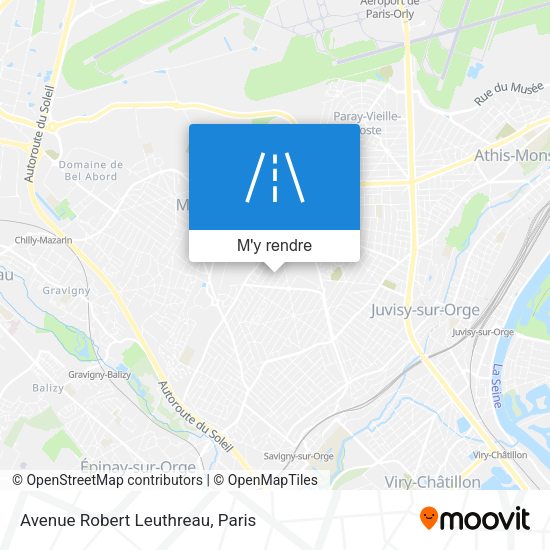 Avenue Robert Leuthreau plan