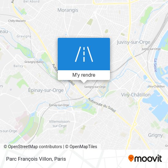 Parc François Villon plan