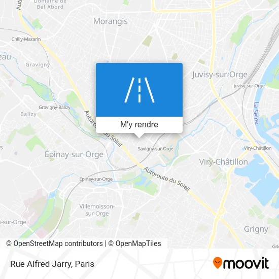 Rue Alfred Jarry plan