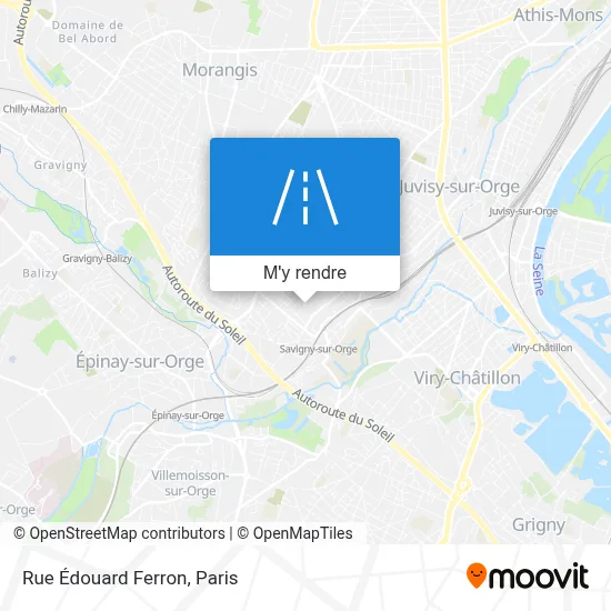 Rue Édouard Ferron plan