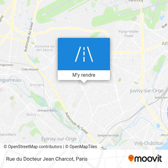 Rue du Docteur Jean Charcot plan