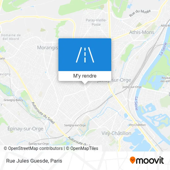 Rue Jules Guesde plan