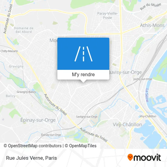 Rue Jules Verne plan