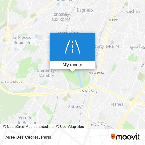 Allée Des Cèdres plan