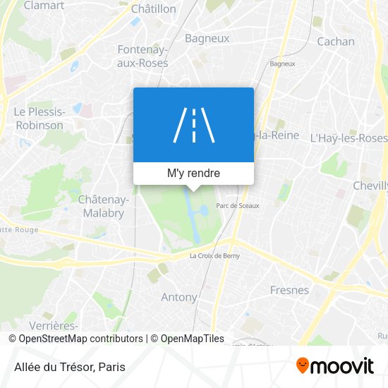 Allée du Trésor plan
