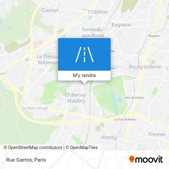 Rue Garros plan