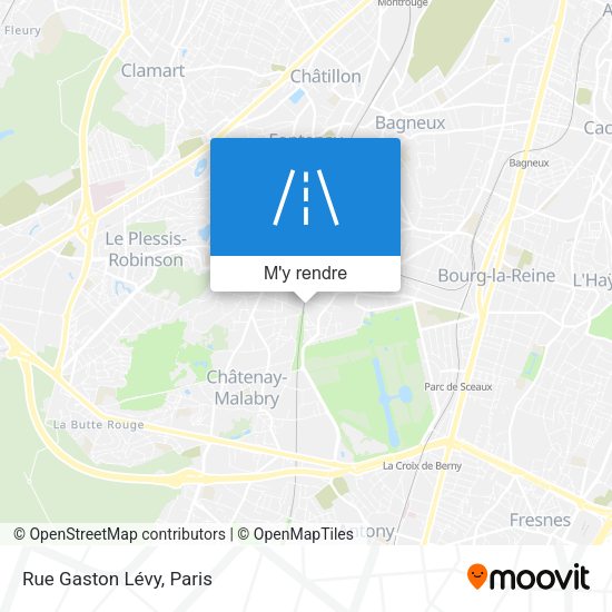 Rue Gaston Lévy plan