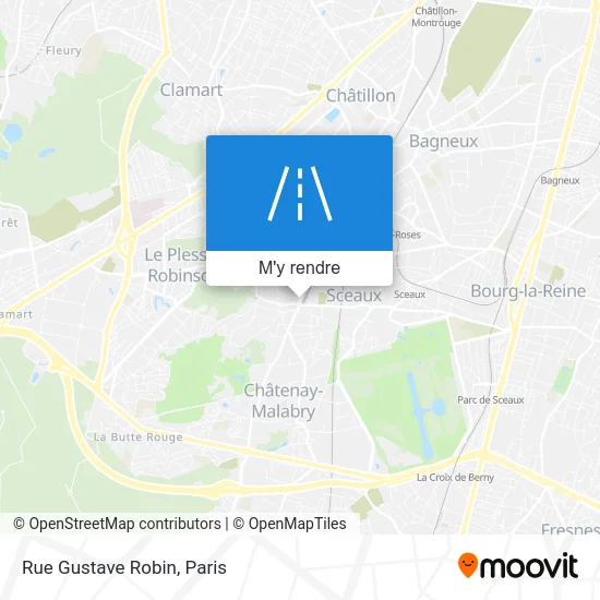 Rue Gustave Robin plan