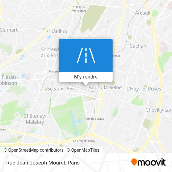 Rue Jean-Joseph Mouret plan