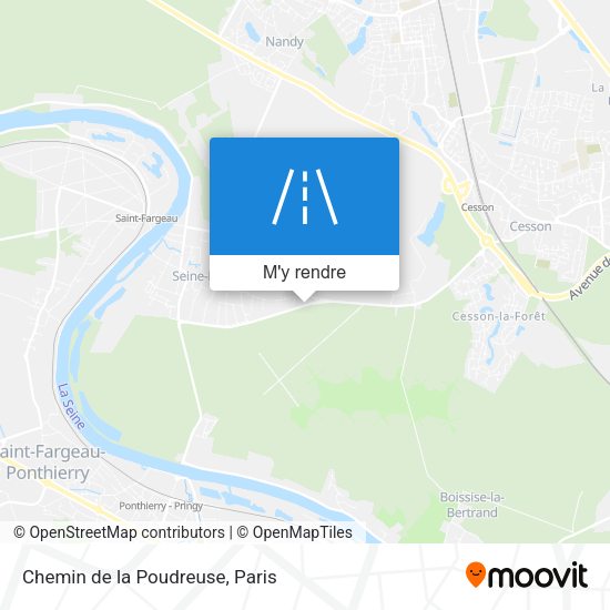 Chemin de la Poudreuse plan