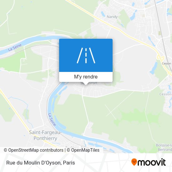 Rue du Moulin D'Oyson plan