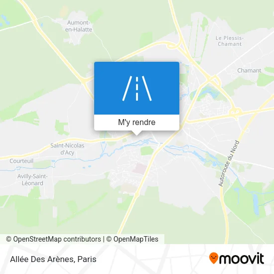 Allée Des Arènes plan