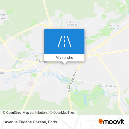 Avenue Eugène Gazeau plan