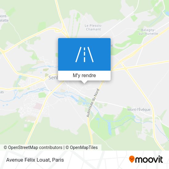 Avenue Félix Louat plan