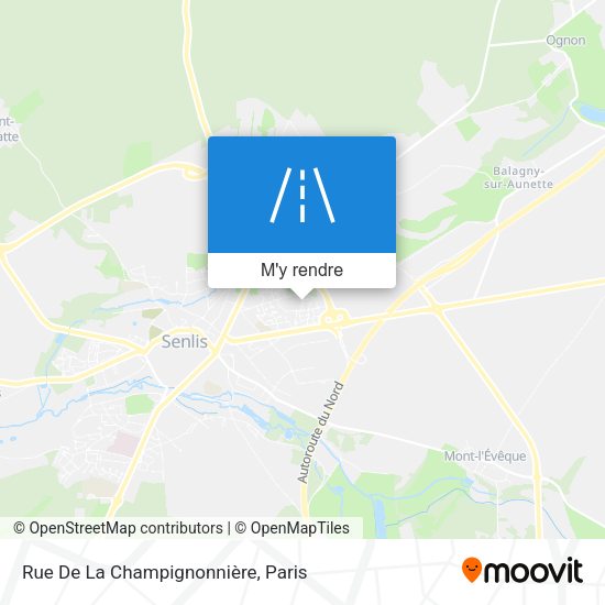 Rue De La Champignonnière plan