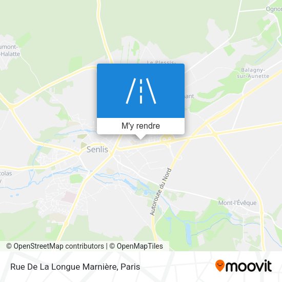Rue De La Longue Marnière plan