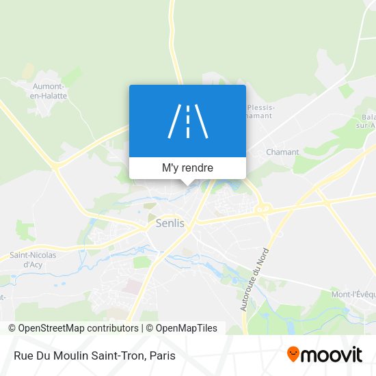 Rue Du Moulin Saint-Tron plan
