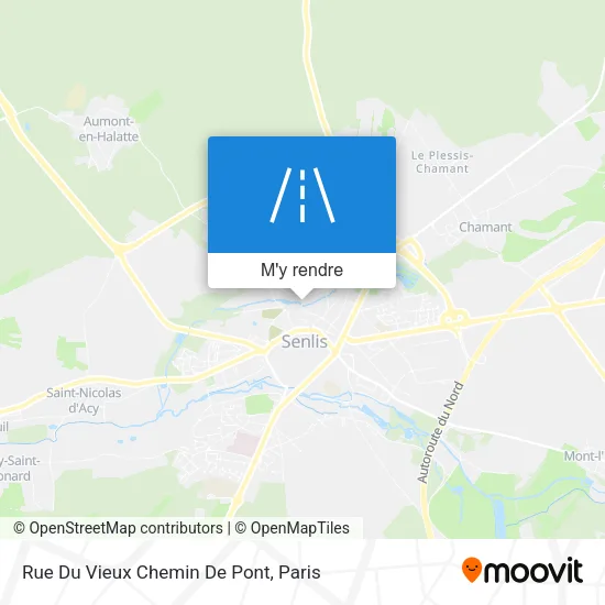 Rue Du Vieux Chemin De Pont plan