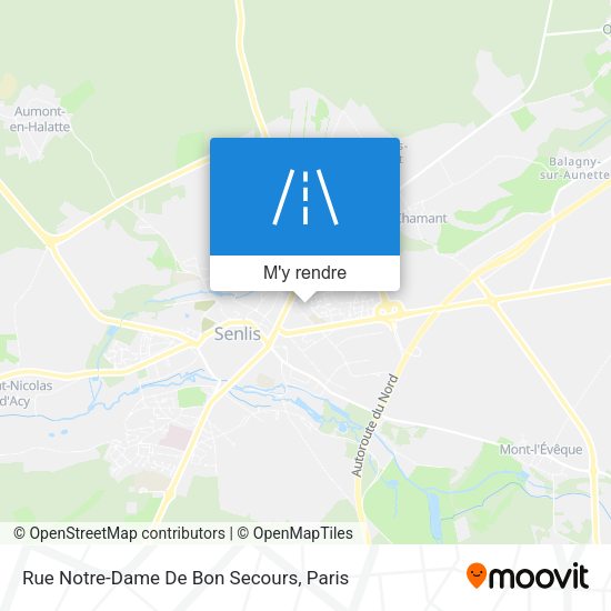 Rue Notre-Dame De Bon Secours plan