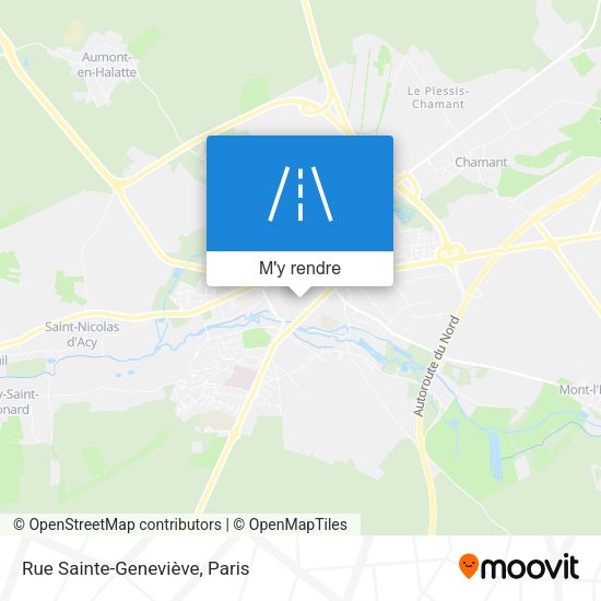 Rue Sainte-Geneviève plan