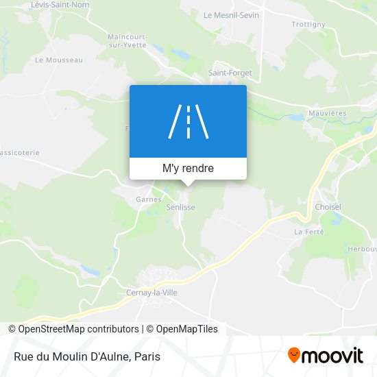 Rue du Moulin D'Aulne plan