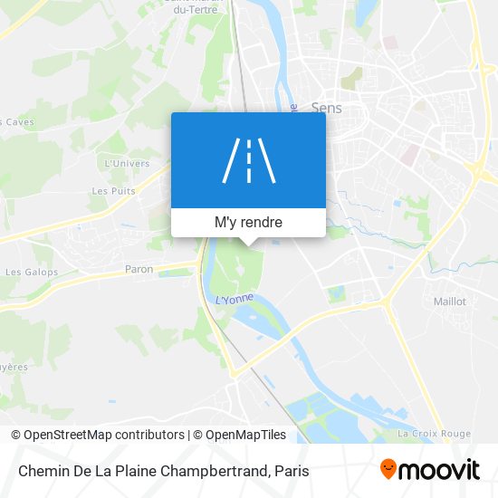 Chemin De La Plaine Champbertrand plan