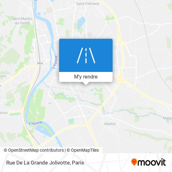 Rue De La Grande Jolivotte plan