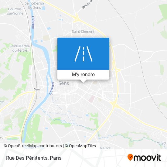 Rue Des Pénitents plan