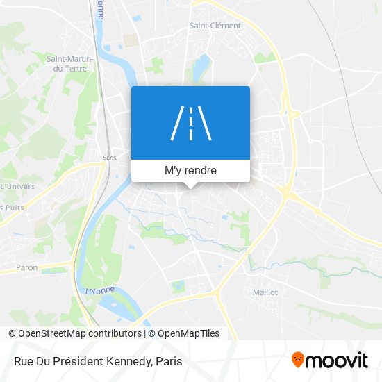 Rue Du Président Kennedy plan