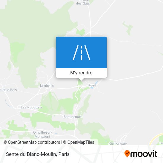 Sente du Blanc-Moulin plan