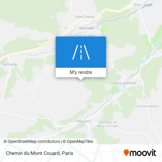 Chemin Du Mont Couard plan