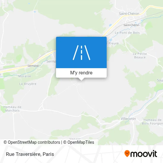 Rue Traversière plan