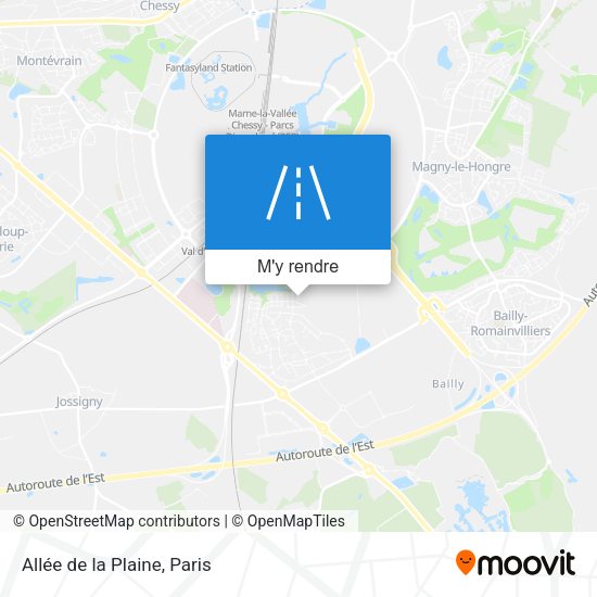 Allée de la Plaine plan