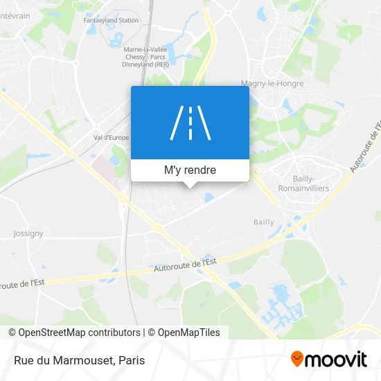 Rue du Marmouset plan