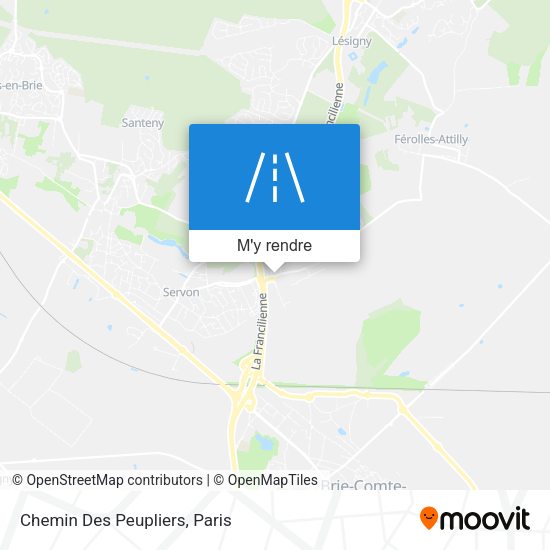Chemin Des Peupliers plan