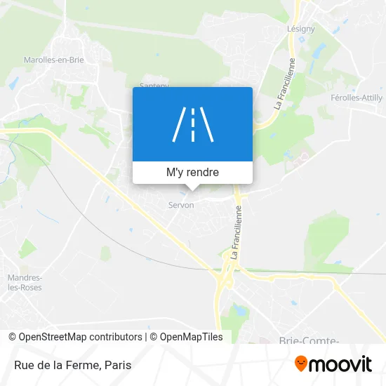 Rue de la Ferme plan