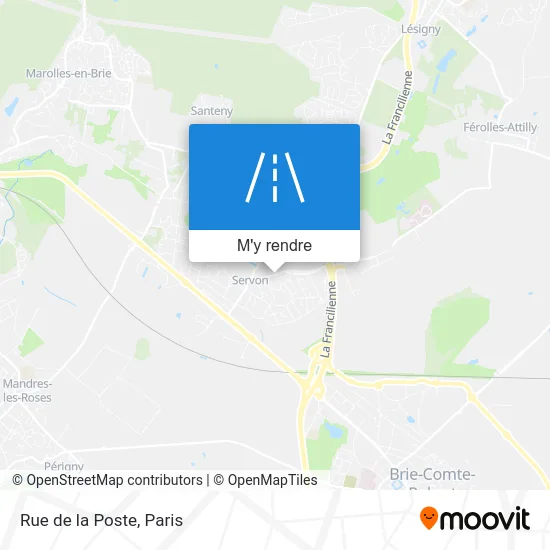 Rue de la Poste plan