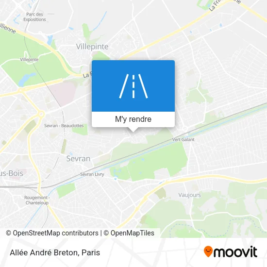 Allée André Breton plan