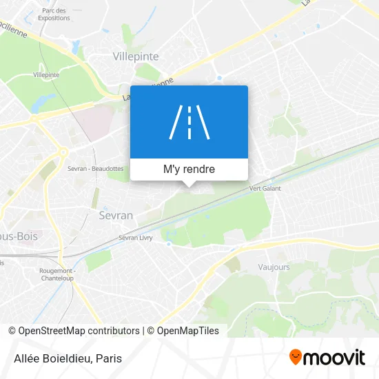 Allée Boieldieu plan