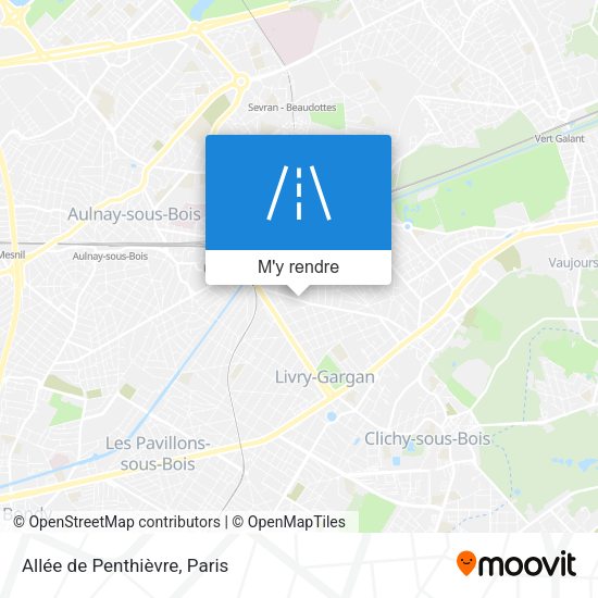 Allée de Penthièvre plan