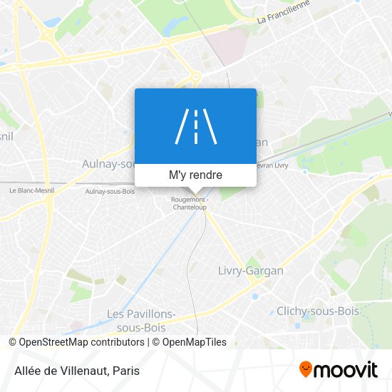 Allée de Villenaut plan