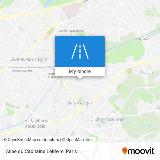 Allée du Capitaine Lelièvre plan
