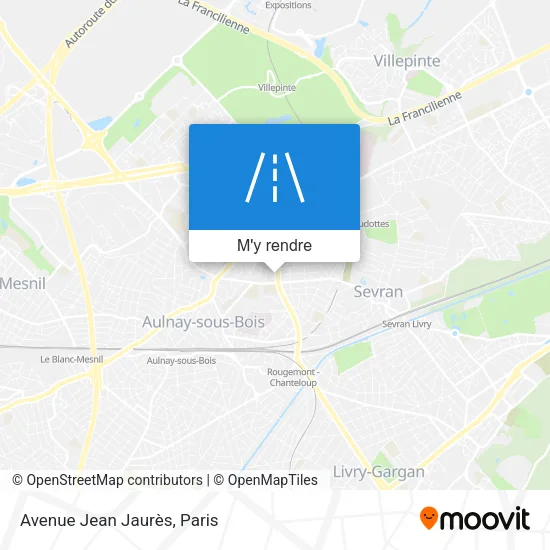 Avenue Jean Jaurès plan