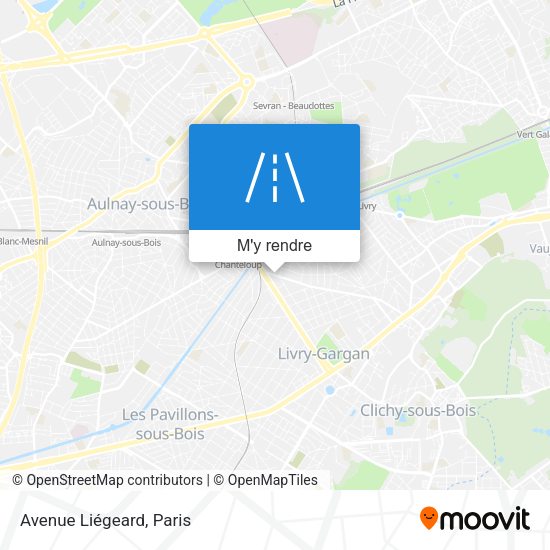 Avenue Liégeard plan