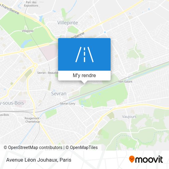 Avenue Léon Jouhaux plan